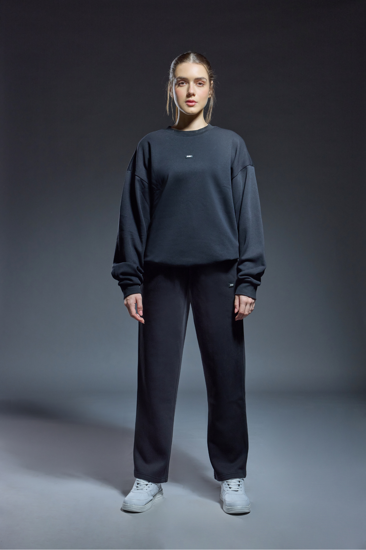Essential Oversized Sweatshirt and Sweatpant Set - Womens