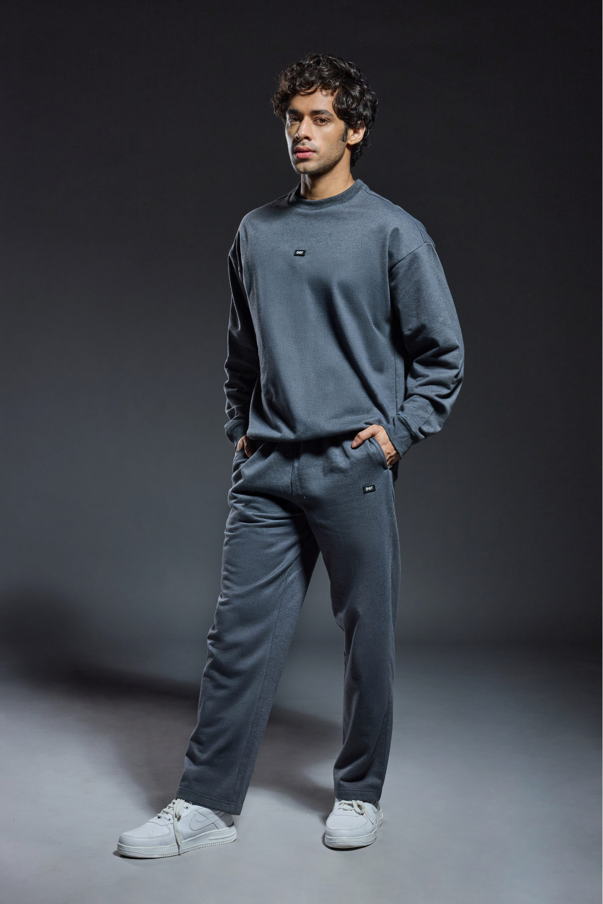 Essential Oversized Sweatshirt and Sweatpant Set - Mens