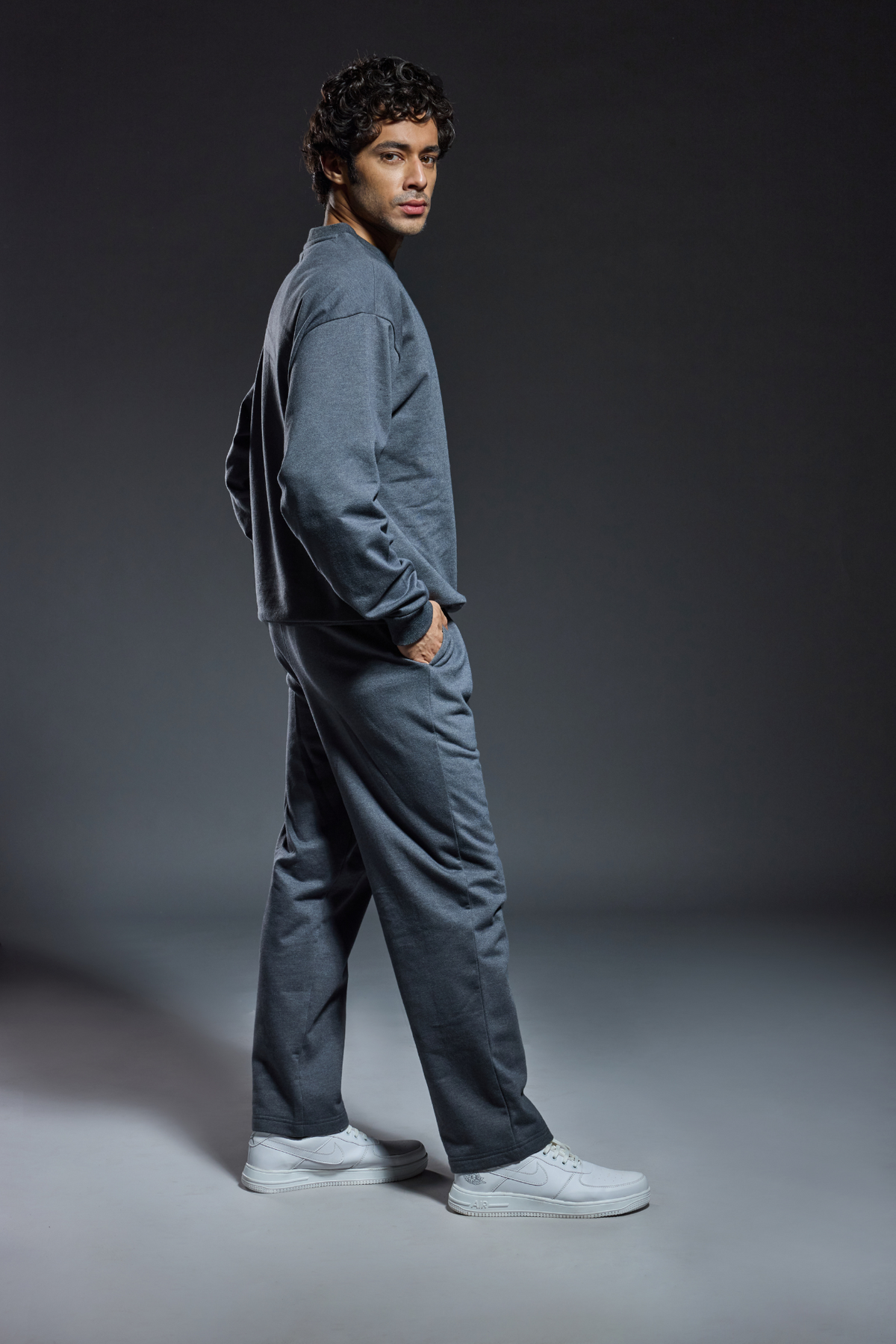 Essential Oversized Sweatshirt and Sweatpant Set - Mens