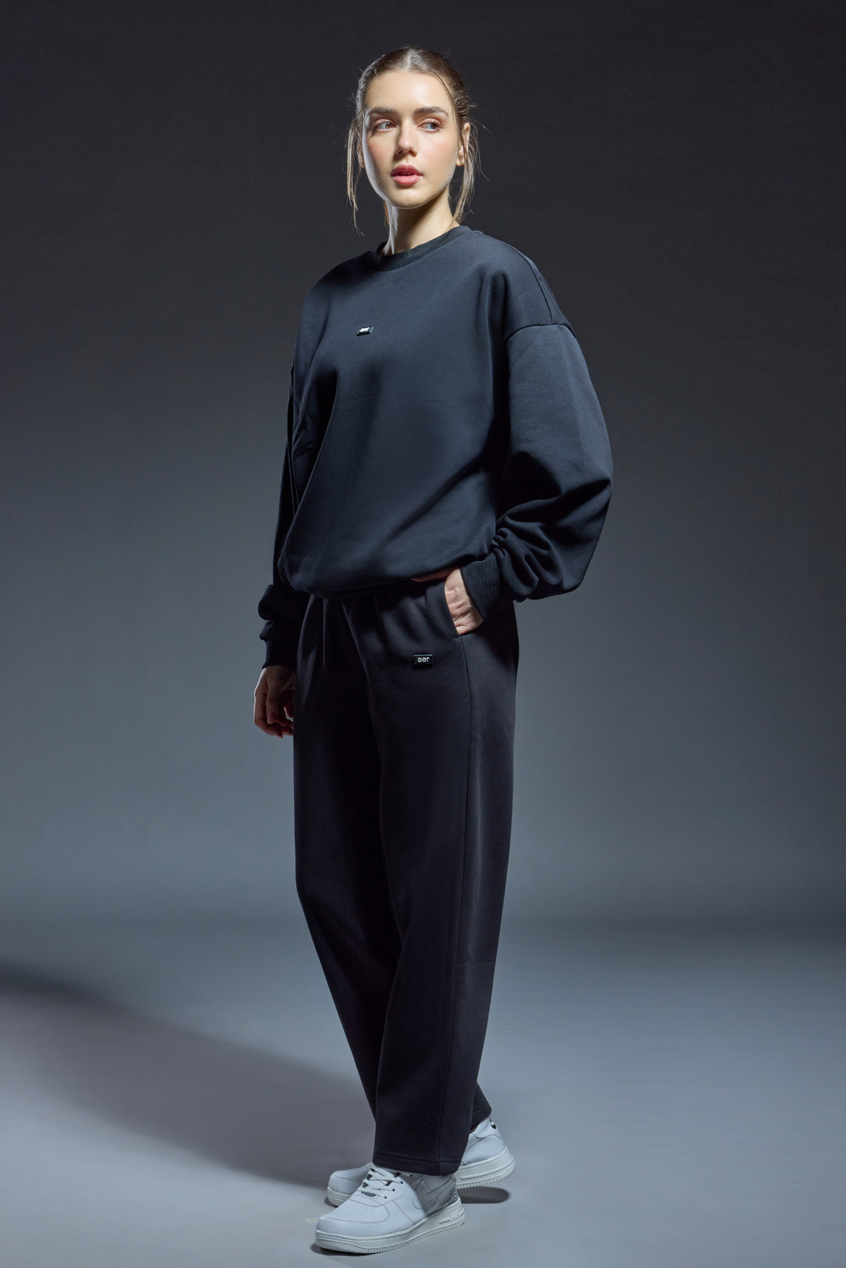 Essential Oversized Sweatshirt and Sweatpant Set - Womens