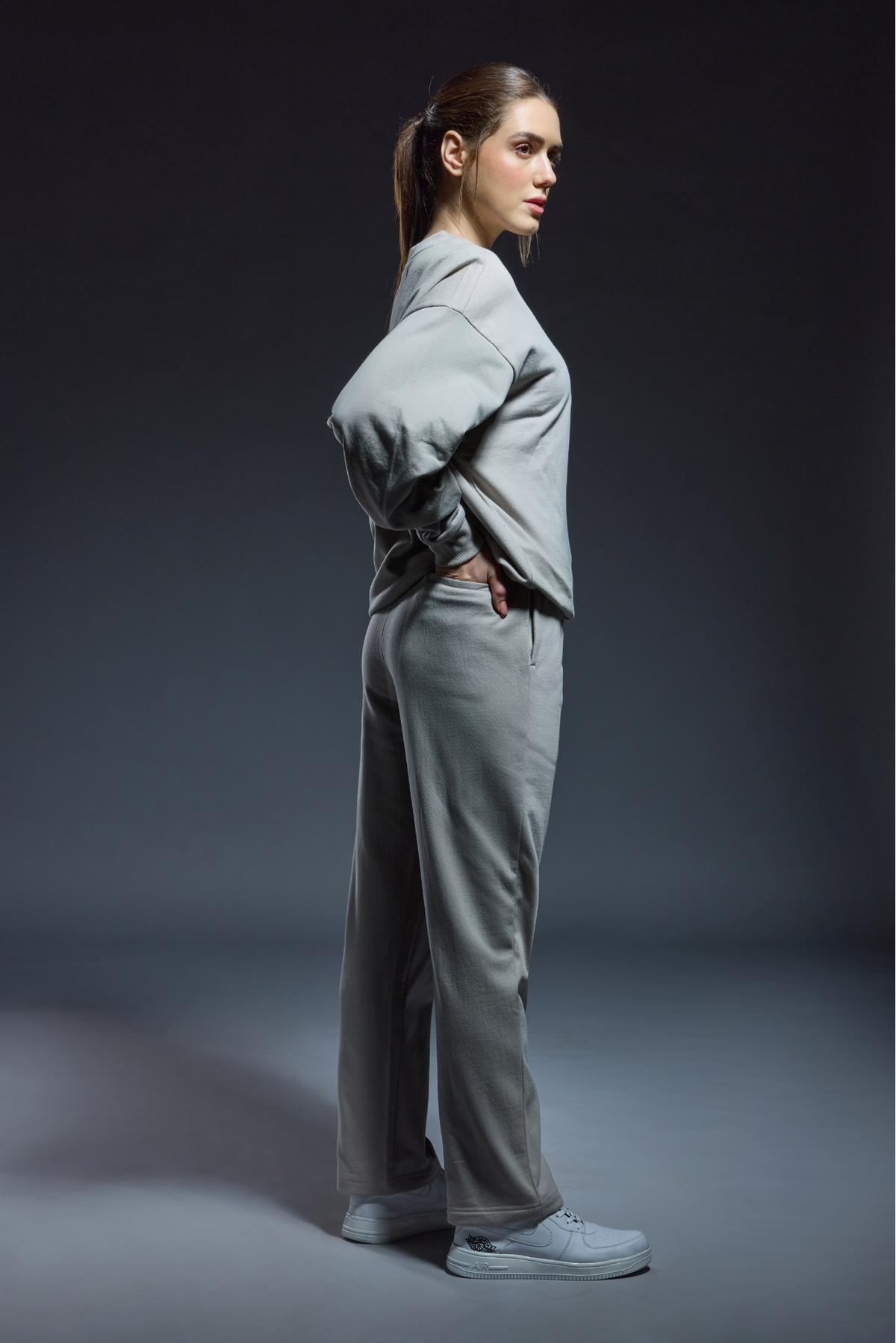 Essential Oversized Sweatshirt and Sweatpant Set - Womens
