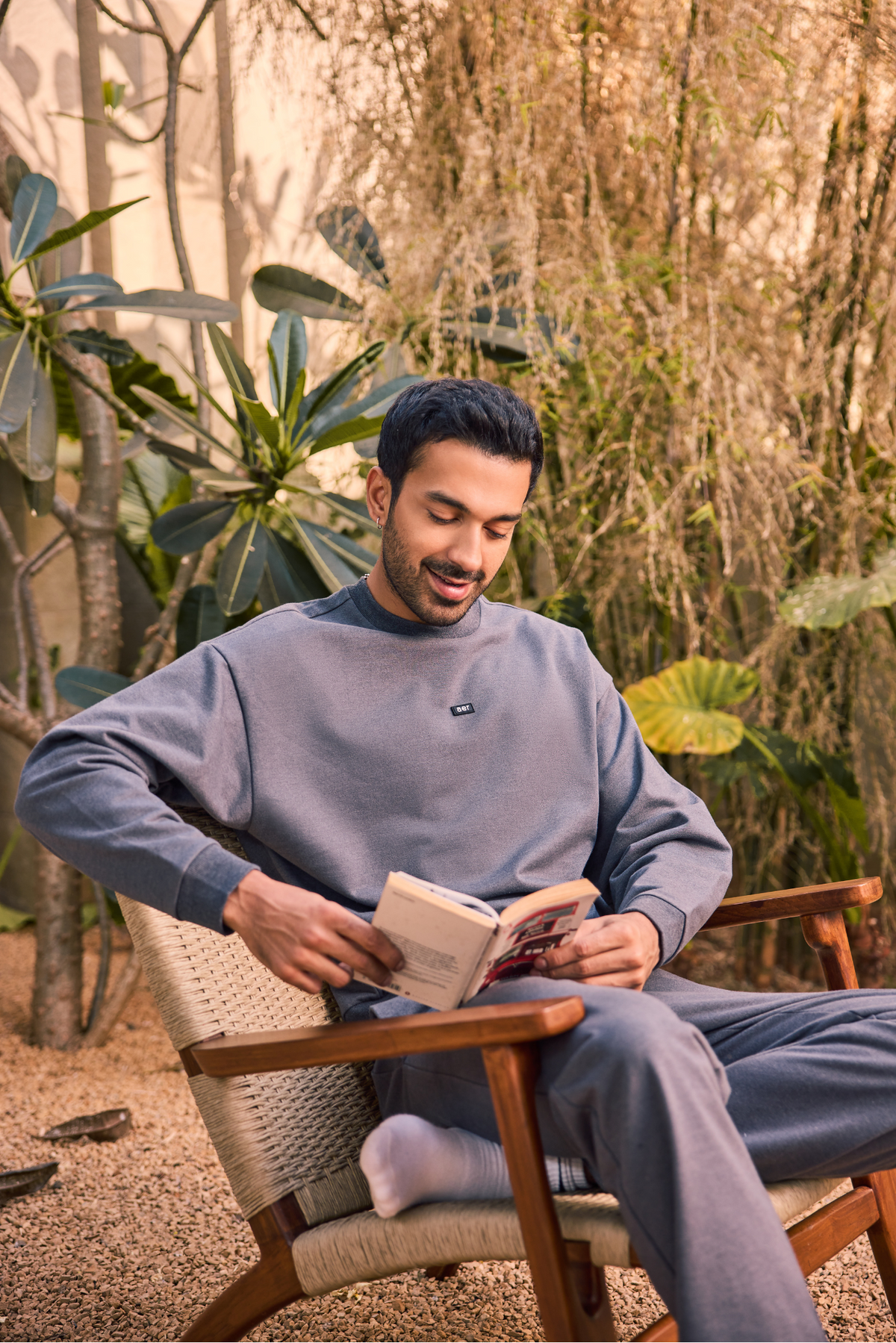 Essential Oversized Sweatshirt and Sweatpant Set - Mens