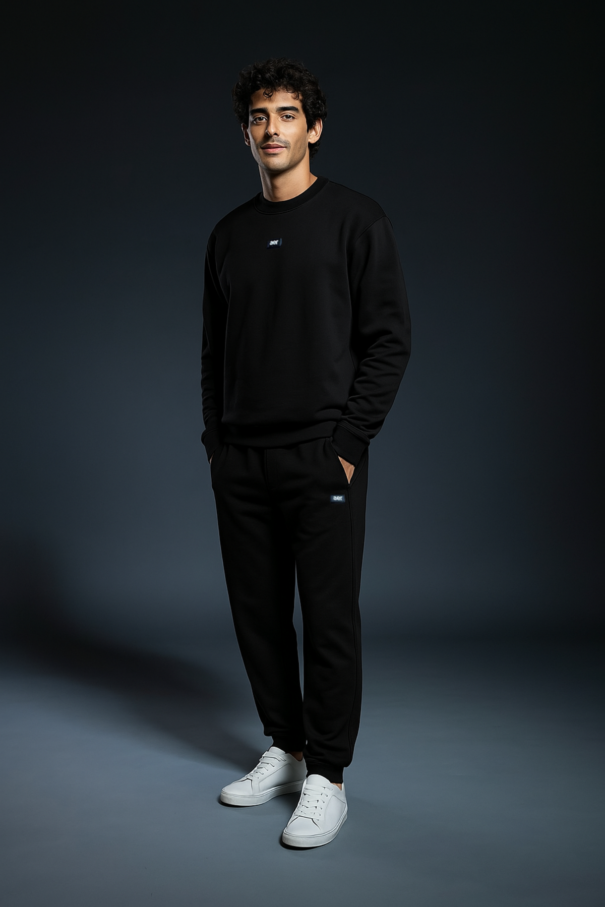 Essential Oversized Sweatshirt and Sweatpant Set - Mens