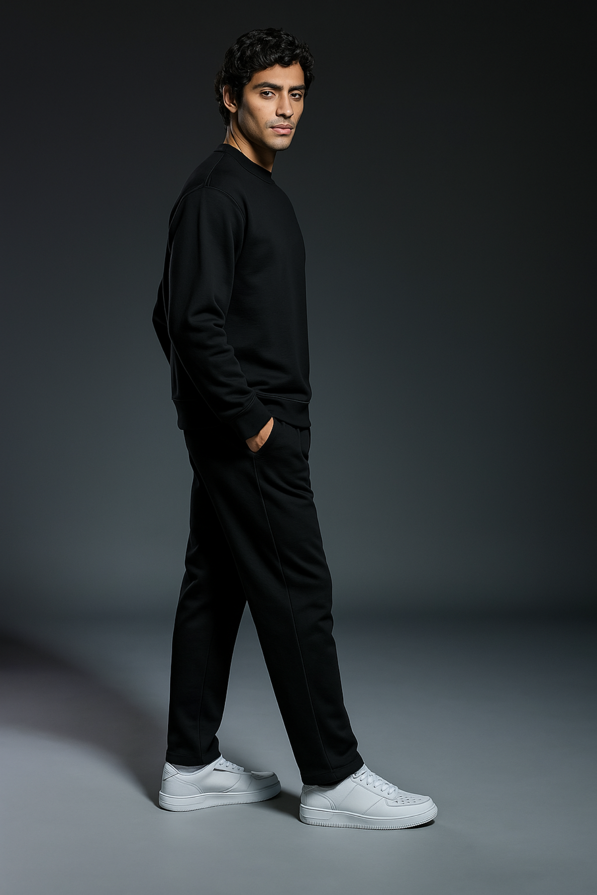 Essential Oversized Sweatshirt and Sweatpant Set - Mens